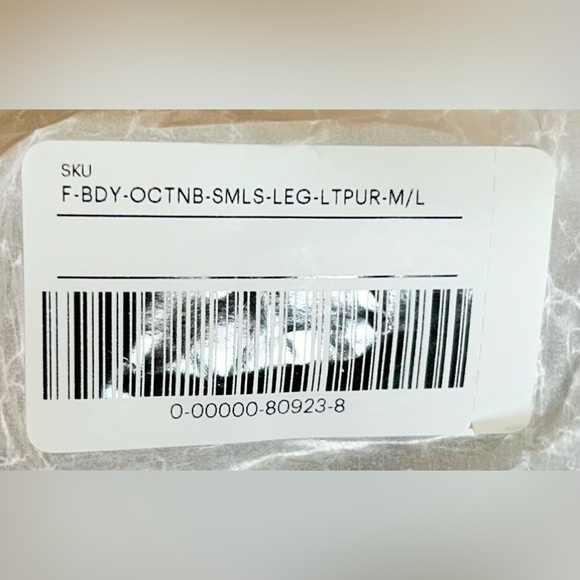 NWT Everlane The Seamless Legging, Ribbed Purple Athletic Wear, Sizes XS/S & M/L - Picture 6 of 10